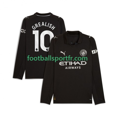 Tenue Manchester City Jack Grealish 10 Exterieur 2025-2026 Maillot de Foot ML